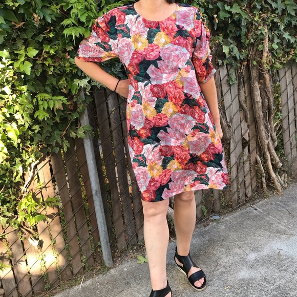 Halogen Plus Size Multicolor Mini Dress - Picture 2 of 11